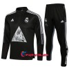 Real Madrid Training Huppari Suits 2021-22 Neljännes Zip Musta - Miesten